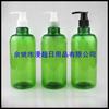 Botella de recarga de loción coreana de 500 ml, botella de champú tipo pulsador verde, botella de desinfectante de manos, botella de cosméticos