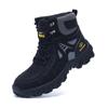 Zapatos de Protección Laboral al por Mayor de Fábrica Dinggu para Hombre, Zapatos de Seguridad Universales para las Cuatro Estaciones Anti-Perforación, Anti-Aplastamiento y Resistentes a Perforaciones, Zapatos de Trabajo con Puntera de Acero