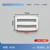 Hebilla Engrosada de Tres Posiciones para Correas de Mochila, Hebilla Ajustable, Hebilla de Fecha, Accesorios para Equipaje, Hebilla de Mochila Escolar, Hebilla de Plástico de Fecha