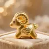 Colección de Año Nuevo 2026: Broche de Cordero del Zodiaco Dorado, un pasador elegante y con estilo para mujer, perfecto como accesorio o regalo de Año Nuevo