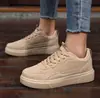 2025 Zapatillas Nuevas de Gran Tamaño Transfronterizas Versátiles Estilo Deportivo Campus Unisex Suela Gruesa Modernas de Cuero Zapatos Casuales