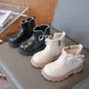 Botines tipo Martin para niña, nueva colección otoño/invierno 2026, zapatos infantiles con lazo, botines tobilleros retro estilo británico para niñas pequeñas