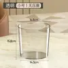 Cubo de Basura de Plástico Transparente Grande para Uso Doméstico, Adecuado para Separación, para Baño, Sala de Estar, Dormitorio de Lujo, Oficina y Arreglo Floral