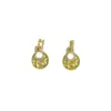 Nuevos Pendientes de Calabaza con Hielo Picado Estilo Chino, Ligeros y Versátiles, Modernos, de Gama Alta, Exquisitos, Elegantes, Impresionantemente Hermosos, Pendientes de Mujer Lujosos