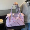 Bolsa de Viagem Portátil Transfronteiriça, Bolsa de Ombro Leve, Bolsa Esportiva Fitness de Veludo Morango, Bolsa de Bagagem Transversal de Grande Capacidade