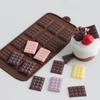12 Galleta de Waffle Chocolate Molde de Silicona Cuadrado con Forma de Corazón Waffle Priskette Pastel Helado Caramelo Molde