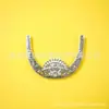 Accesorios de imán para refrigerador de la etnia Miao, piezas estilo chino de fénix y mariposa imitación plata, estilo étnico de plata Miao de nicho, pavo real, área escénica de Guizhou