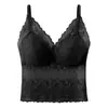 Sutiã Sexy de Renda Estilo Francês Longo Costas Nuas com Bojos Fixos, Decote em V Profundo Fino, Sem Fio, Sem Costura, Adequado para Roupas Externas, Lingerie Feminina
