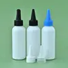 Em estoque 100ml Sub-embalagem Cosmética Frasco para Loção Bico Fino Frasco conta-gotas para Gel Kit de Viagem Frasco de Plástico com Tampa de Pressão