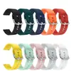 Nova Pulseira de Silicone à Prova de Poeira Esportiva de Cor Sólida com Liberação Rápida para Relógio Inteligente Samsung - Pulseira Substituta