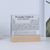 Producto de gran venta transfronteriza: Tabla Periódica de los Elementos Químicos de Secundaria Regalo de Cumpleaños Decoración de Escritorio para Aprendizaje Adorno, en Stock para Entrega Rápida
