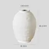 Estilo Wabi-Sabi Vaso Cerâmico Antigo Arranjo de Flores Decoração de Mesa de Entrada de Sala de Estar de Alto Padrão Vaso Decorativo de Flores Artificiais