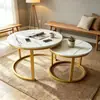 Mesa de centro para sala de estar, diseño moderno minimalista, estilo de lujo ligero, sensación de alta gama, venta al por mayor para exportación, juego de mesas de centro pequeñas, mesa de centro Amazon transfronteriza