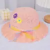 Sombrero de Paja de Verano Personalizado para Bebé Moda Dopamina Transpirable Sombrero de Playa para Niños Vacaciones de Verano Protección Solar Sombrero para el Sol