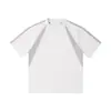 Camiseta Informal Deportiva de Moda con Bloques de Color y Hombros Caídos con Cuello Redondo Disponible en Stock para Hombres y Mujeres, Ropa de Trabajo, Uniforme de Equipo Di