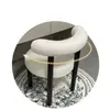 Silla Moderna Minimalista para Tocador de Dormitorio con Respaldo, Taburete de Moda para Niñas, Silla de Maquillaje para Tocador de Lujo Ligero