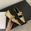 Estação Europeia Calçados Femininos 2026 Outono Inicial Novo Estilo Europeu Bico Fino Esculpido Salto Escondido Mary Janes Sapatos de Couro com Fivela