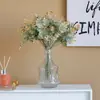 Paquete de Simulación Hoja de Dinero de Eucalipto Ramo de Flores Artificiales Decoración del Hogar Adornos de Flores Artificiales Flor Eterna Planta Verde Venta al por Mayor