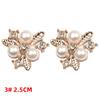 Acessório de Cabeça DIY Strass Pérola Flor Cabeça Acessório de Cabeça Feito à Mão Acessórios de Cabelo Grampo de Cabelo Decoração Acessórios Laço Pérola Flor Fivela