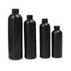 Botella HDPE de 200ml-l500ml, botella de hombro redondo, botella para pegamento, botella con boquilla puntiaguda, botella de agua cosmética, pegamento AB, resina UV, plástico negro