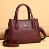 Bolso de mujer nuevo 2025 bandolera bolso de mano para mujer gran capacidad atmósfera de moda Europa y Estados Unidos una generación de pelo