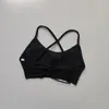 Sujetador deportivo de verano transfronterizo para mujer, espalda cruzada, tirante fino, sujetador de yoga, camiseta sin mangas para correr, ropa interior de fitness