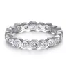 Tonglin Transfronterizo se especializa en Anillos de Plata de Ley S925, Anillos Clásicos de Diamante de Fila de Circonita para Mujer, Anillos de Banda Lisa y Anillos de Plata de Ley