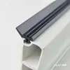 Tira de Fijación de Vidrio para Puertas y Ventanas de Acero Plástico Tira de Sellado Tipo K A prueba de Viento Resistente a la Helada Térmica Tira K Tira de Borde de Vidrio