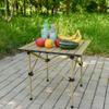 Mesa Enrollable de Camping Mesa Plegable y Sillas Mesa para Puesto de Barbacoa Equipo de Camping Portátil Mesa de Picnic para Exterior Mesa para Coche