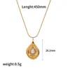 Collar Estilo Ins Celebridad de Internet Piedra Ojo de Tigre Vintage para Mujer Personalizado Piedra Natural Moda Lujo Ligero Acero Inoxidable de Alta Calidad