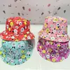 Chapéu de pescador fofo à prova de vento chapéu de sol para meninos e meninas desenho animado bordado estampado versátil quatro estações chapéu de sol atacado