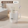 Vaso para Enjuague Bucal Vaso para Cepillo de Dientes de Baño Color Liso Simple Taza de Dientes para Pareja Venta al por Mayor Estilo Japonés Lujo Ligero Plástico para Lavar en Casa