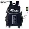 Mochila escolar con estampado de perro salvaje Wenhao, gran capacidad, para estudiantes, mochila con solapa, carga USB, bolsa de viaje