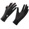 Guantes de protección solar sensación de hielo para mujer verano conducción ciclismo coche eléctrico venta al por mayor antideslizantes para montar hilo original guantes de seda de hielo mujer