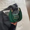 Bolsa Pu Nova, Doce, Estilo Ocidental, Cor Lisa Simples, Padrão de Pedra, Bolsa Feminina, Bolsa Redonda Versátil de Ombro/Axila, Bolsa Feminina