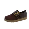 Zapatos de mujer estilo Birkenstock de ante retro con puntera dividida, nueva colección otoño 2026, planos, versátiles, zapatos planos casuales Mary Jane
