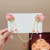 Accesorios para el Cabello Hanfu de Estilo Antiguo para Niños, Cadena para la Frente con Borla Súper de Hada para Niñas Pequeñas, Colgante para Cejas para Niñas, Adornos para el Cabello de Traje Tang