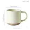 Taza creativa de gres color Morandi para capuchino espresso, cerámica esmaltada moteada, taza pequeña para agua, restaurante cafetería