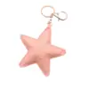Chaveiro Bolsa Série Miu Estrela de Cinco Pontas Moda Exquisito Couro Estrela de Cinco Pontas Pingente DIY Celular Pendurar no Carro Mulheres
