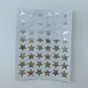 Suministro Directo de Fábrica en stock al por mayor pegatinas de estrella para estampado en caliente color rojo estrella de cinco puntas papelería pegatinas de recompensa para niños