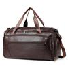Nueva bolsa de equipaje, portátil, grande, de gran capacidad, para viajes de negocios, de corta distancia, de cuero.