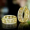 Cao Shi Exportación Europea Temu Nuevos Pendientes Franceses Flor Marquise Mariposa Joyería Pendientes de Estilo Lujoso Elegante Accesible