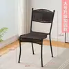 Silla con respaldo taburete bajo silla casual de ratán silla de comedor silla pequeña de ratán hogar tejida a mano oferta especial hogar sala de estar balcón