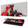 Mouse Pad Grande Longo Soldado Assalto Temu Transfronteiriço, Mouse Pad Longo de Superfície Fina Lisa