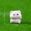 Miniaturas adoráveis de porco e sapo redondos - fofos enfeites de bichinhos para jardinagem, paisagismo, decorações DIY e pequenas peças de exibição