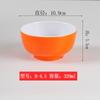 Tazón pequeño de melamina de dos colores, tazón de arroz para comida rápida, tazón de porcelana de imitación comercial, tazón para sopa, tazón para gachas, olla picante, tazón para salsas.