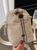 Bolsa Multifuncional Ligera Estilo Coreano para Botella de Agua Bolso Cruzado de Hombro para Mujer 2025 Nuevo Bolso de Cordón para Mujer Tendencia de Moda