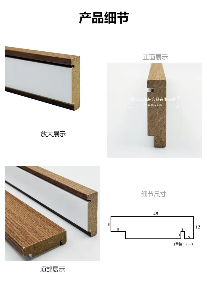 密度板包覆线条