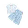 Niños y Niñas Verano Nuevo Estilo Chino Traje Tang Mejorado Pantalones de Pierna Ancha Nuevo Estilo Chino Estilo Antiguo Súper Hada Dinastía Han Ropa de Presentación Día del Niño