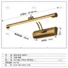 Luz LED para tocador, estilo americano para baño, inodoro, dormitorio, luz de relleno para gabinete de maquillaje, luz de arte de pared simple, Guangdong Otro